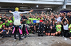 GP BRASILE, Esteban Ocon (FRA) Alpine F1 Team celebrates his second position with the team.

03.11.2024. Formula 1 World Championship, Rd 21, Brazilian Grand Prix, Sao Paulo, Brazil, Gara Day.

- www.xpbimages.com, EMail: requests@xpbimages.com © Copyright: Charniaux / XPB Images