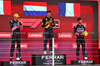 GP BRASILE, The podium (L to R): Esteban Ocon (FRA) Alpine F1 Team, second; Max Verstappen (NLD) Red Bull Racing, vincitore; Pierre Gasly (FRA) Alpine F1 Team, third.

03.11.2024. Formula 1 World Championship, Rd 21, Brazilian Grand Prix, Sao Paulo, Brazil, Gara Day.

 - www.xpbimages.com, EMail: requests@xpbimages.com © Copyright: Coates / XPB Images