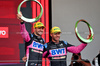 GP BRASILE, (L to R): Pierre Gasly (FRA) Alpine F1 Team celebrates his third position on the podium with third placed team mate Esteban Ocon (FRA) Alpine F1 Team.

03.11.2024. Formula 1 World Championship, Rd 21, Brazilian Grand Prix, Sao Paulo, Brazil, Gara Day.

 - www.xpbimages.com, EMail: requests@xpbimages.com © Copyright: Coates / XPB Images