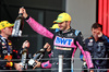 GP BRASILE, Esteban Ocon (FRA) Alpine F1 Team celebrates his second position on the podium.

03.11.2024. Formula 1 World Championship, Rd 21, Brazilian Grand Prix, Sao Paulo, Brazil, Gara Day.

 - www.xpbimages.com, EMail: requests@xpbimages.com © Copyright: Staley / XPB Images