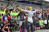 GP BRASILE, Esteban Ocon (FRA) Alpine F1 Team e Pierre Gasly (FRA) Alpine F1 Team celebrate a 2-3 finish with the team.

03.11.2024. Formula 1 World Championship, Rd 21, Brazilian Grand Prix, Sao Paulo, Brazil, Gara Day.

 - www.xpbimages.com, EMail: requests@xpbimages.com © Copyright: Staley / XPB Images