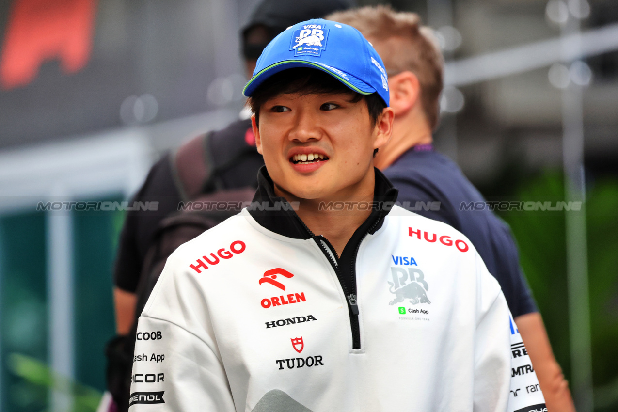 GP BRASILE, Yuki Tsunoda (JPN) RB.

31.10.2024. Formula 1 World Championship, Rd 21, Brazilian Grand Prix, Sao Paulo, Brazil, Preparation Day.

- www.xpbimages.com, EMail: requests@xpbimages.com © Copyright: Batchelor / XPB Images