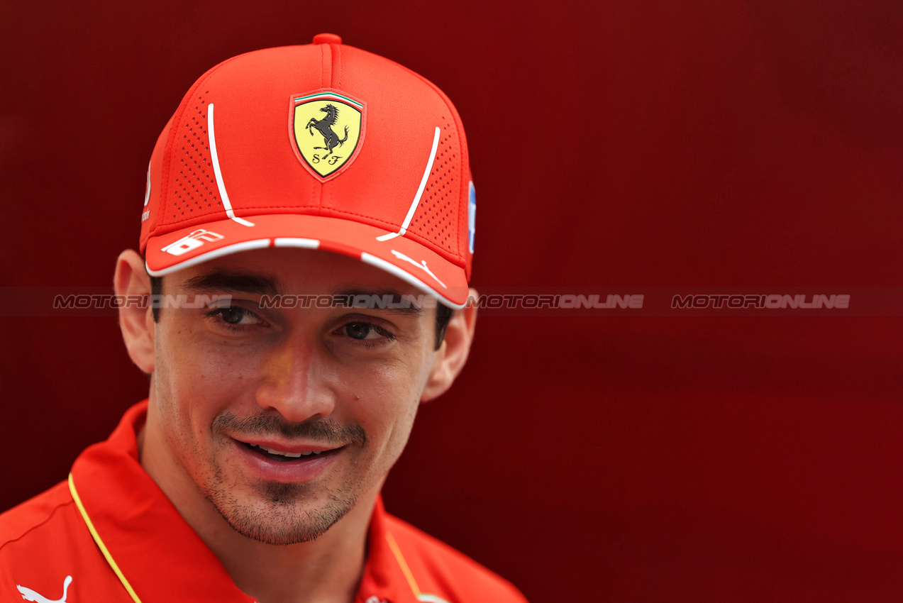 GP BRASILE, Charles Leclerc (MON) Ferrari.

31.10.2024. Formula 1 World Championship, Rd 21, Brazilian Grand Prix, Sao Paulo, Brazil, Preparation Day.

 - www.xpbimages.com, EMail: requests@xpbimages.com © Copyright: Staley / XPB Images