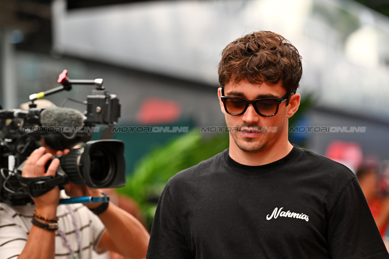 GP BRASILE, Charles Leclerc (MON) Ferrari.

31.10.2024. Formula 1 World Championship, Rd 21, Brazilian Grand Prix, Sao Paulo, Brazil, Preparation Day.

- www.xpbimages.com, EMail: requests@xpbimages.com © Copyright: Price / XPB Images