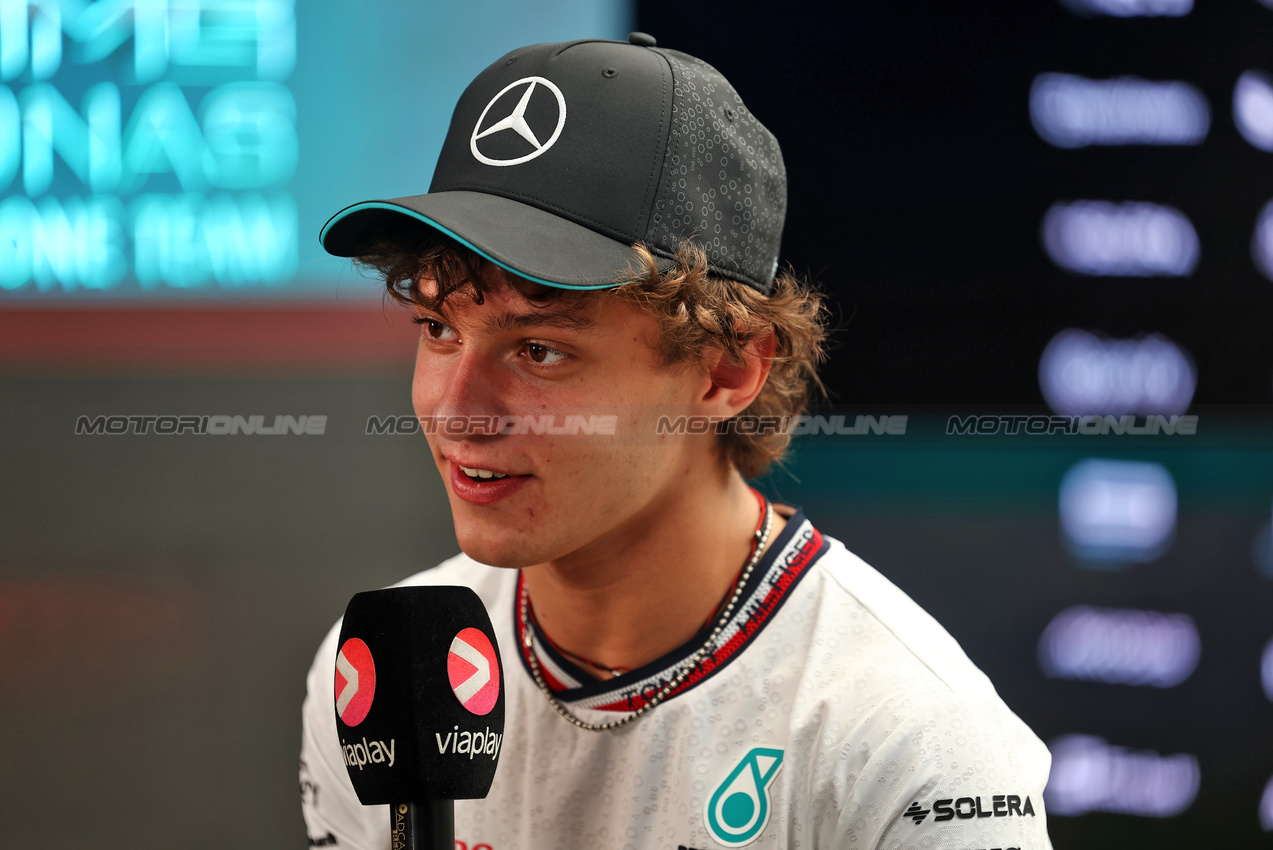 GP BRASILE, Andrea Kimi Antonelli (ITA) Mercedes AMG F1 Junior Driver.

31.10.2024. Formula 1 World Championship, Rd 21, Brazilian Grand Prix, Sao Paulo, Brazil, Preparation Day.

 - www.xpbimages.com, EMail: requests@xpbimages.com © Copyright: Staley / XPB Images