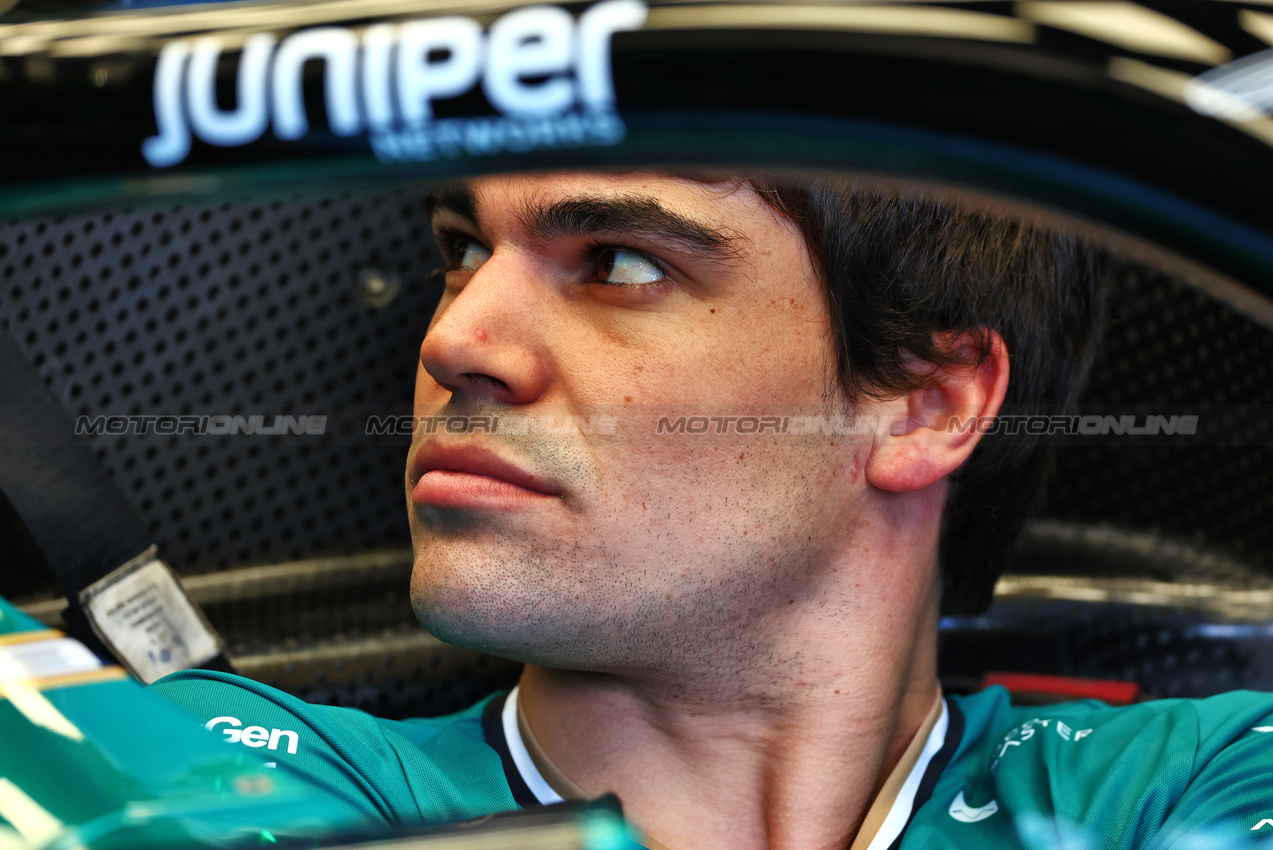 GP BRASILE, Lance Stroll (CDN) Aston Martin F1 Team AMR24.

31.10.2024. Formula 1 World Championship, Rd 21, Brazilian Grand Prix, Sao Paulo, Brazil, Preparation Day.

 - www.xpbimages.com, EMail: requests@xpbimages.com © Copyright: Coates / XPB Images