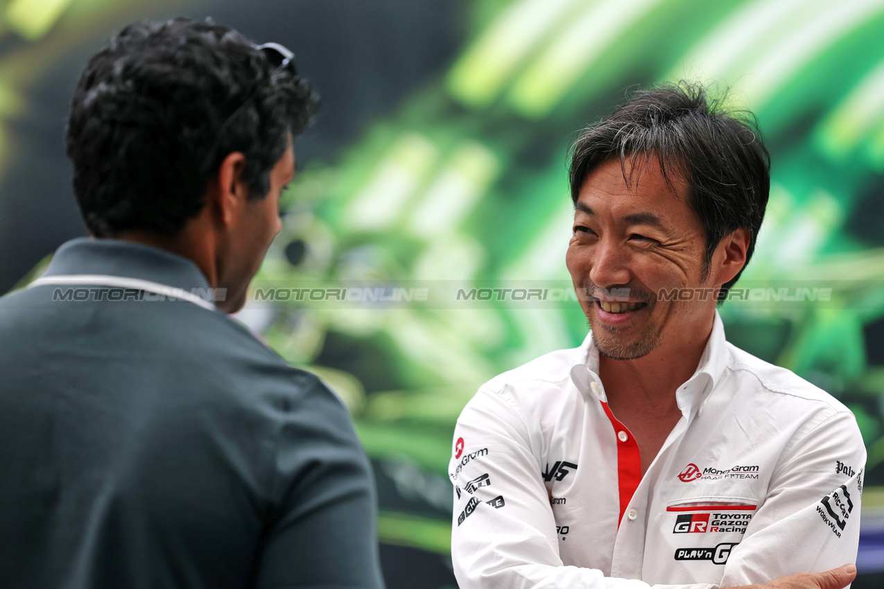 GP BRASILE, Ayao Komatsu (JPN) Haas F1 Team Principal.

31.10.2024. Formula 1 World Championship, Rd 21, Brazilian Grand Prix, Sao Paulo, Brazil, Preparation Day.

 - www.xpbimages.com, EMail: requests@xpbimages.com © Copyright: Staley / XPB Images