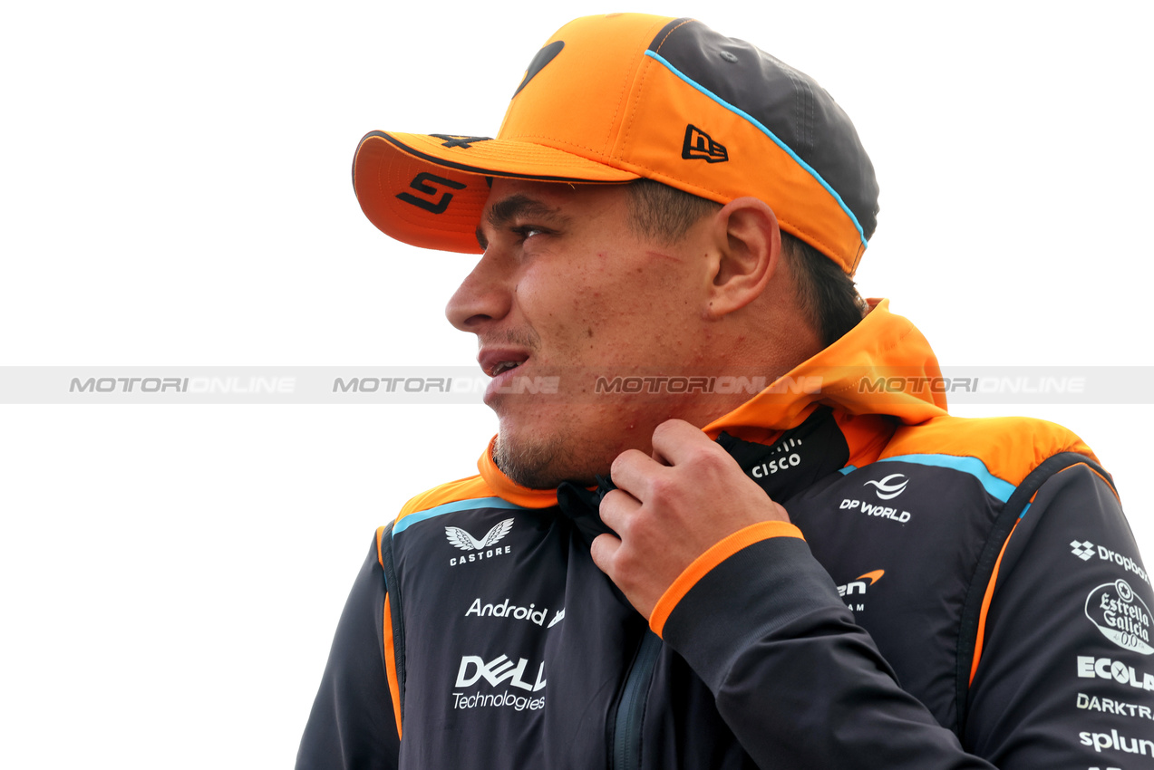 GP BRASILE, Lando Norris (GBR) McLaren.

31.10.2024. Formula 1 World Championship, Rd 21, Brazilian Grand Prix, Sao Paulo, Brazil, Preparation Day.

 - www.xpbimages.com, EMail: requests@xpbimages.com © Copyright: Coates / XPB Images