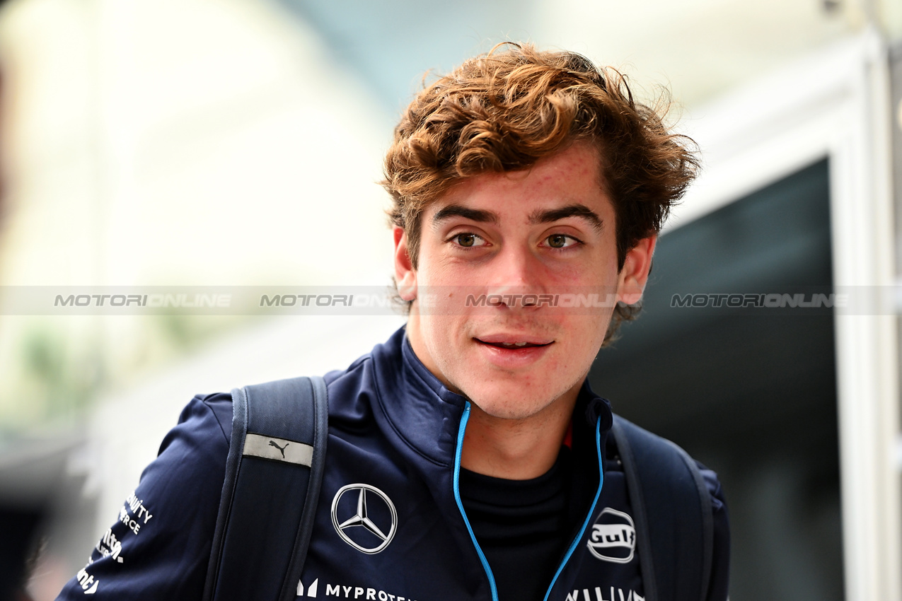 GP BRASILE, Franco Colapinto (ARG) Williams Racing.

31.10.2024. Formula 1 World Championship, Rd 21, Brazilian Grand Prix, Sao Paulo, Brazil, Preparation Day.

- www.xpbimages.com, EMail: requests@xpbimages.com © Copyright: Price / XPB Images