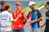 GP BRASILE, Sebastian Vettel (GER) with Charles Leclerc (MON) Ferrari e Pierre Gasly (FRA) Alpine F1 Team.

31.10.2024. Formula 1 World Championship, Rd 21, Brazilian Grand Prix, Sao Paulo, Brazil, Preparation Day.

- www.xpbimages.com, EMail: requests@xpbimages.com © Copyright: Batchelor / XPB Images