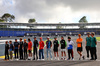 GP BRASILE, F1 drivers lined up at the Senna S.

31.10.2024. Formula 1 World Championship, Rd 21, Brazilian Grand Prix, Sao Paulo, Brazil, Preparation Day.

- www.xpbimages.com, EMail: requests@xpbimages.com © Copyright: Batchelor / XPB Images