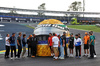 GP BRASILE, F1 drivers lined up at the Senna S with a tribute helmet of Ayrton Senna made from recycled materials.

31.10.2024. Formula 1 World Championship, Rd 21, Brazilian Grand Prix, Sao Paulo, Brazil, Preparation Day.

 - www.xpbimages.com, EMail: requests@xpbimages.com © Copyright: Staley / XPB Images