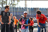 GP BRASILE, (L to R): George Russell (GBR) Mercedes AMG F1 with Pierre Gasly (FRA) Alpine F1 Team e Charles Leclerc (MON) Ferrari.

31.10.2024. Formula 1 World Championship, Rd 21, Brazilian Grand Prix, Sao Paulo, Brazil, Preparation Day.

 - www.xpbimages.com, EMail: requests@xpbimages.com © Copyright: Coates / XPB Images