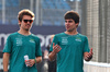 GP BRASILE, (L to R): Felipe Drugovich (BRA) Aston Martin F1 Team, Reserve e Development Programme Driver with Lance Stroll (CDN) Aston Martin F1 Team.

31.10.2024. Formula 1 World Championship, Rd 21, Brazilian Grand Prix, Sao Paulo, Brazil, Preparation Day.

 - www.xpbimages.com, EMail: requests@xpbimages.com © Copyright: Coates / XPB Images