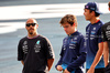 GP BRASILE, (L to R): Lewis Hamilton (GBR) Mercedes AMG F1 with Franco Colapinto (ARG) Williams Racing e Alexander Albon (THA) Williams Racing.

31.10.2024. Formula 1 World Championship, Rd 21, Brazilian Grand Prix, Sao Paulo, Brazil, Preparation Day.

- www.xpbimages.com, EMail: requests@xpbimages.com © Copyright: Batchelor / XPB Images