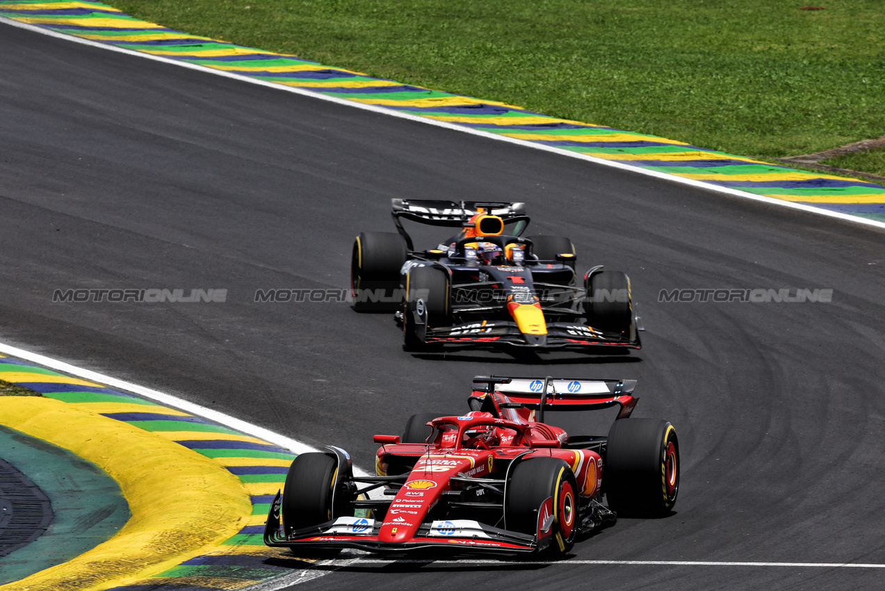 GP BRASILE, Charles Leclerc (MON) Ferrari SF-24.

02.11.2024. Formula 1 World Championship, Rd 21, Brazilian Grand Prix, Sao Paulo, Brazil, Sprint e Qualifiche Day.

- www.xpbimages.com, EMail: requests@xpbimages.com © Copyright: Batchelor / XPB Images