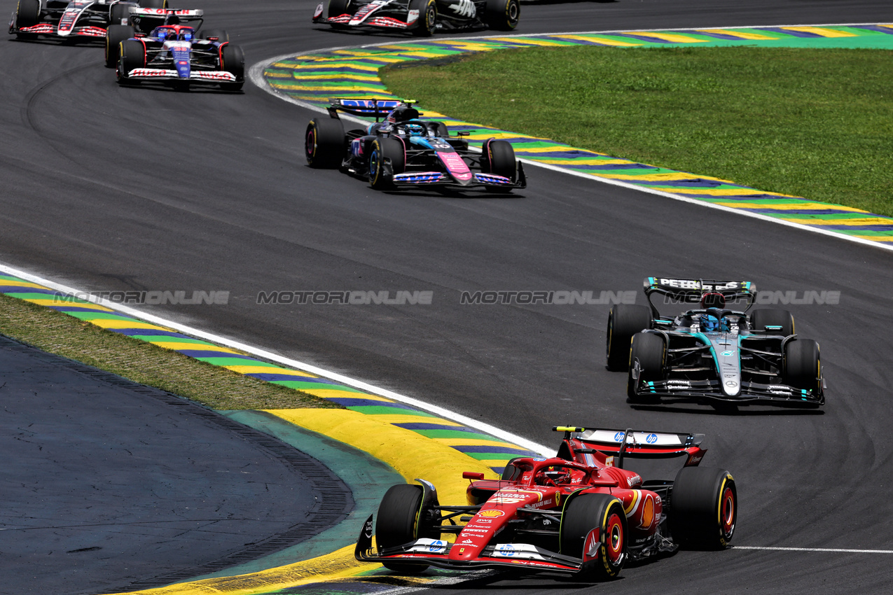 GP BRASILE, Carlos Sainz Jr (ESP) Ferrari SF-24.

02.11.2024. Formula 1 World Championship, Rd 21, Brazilian Grand Prix, Sao Paulo, Brazil, Sprint e Qualifiche Day.

- www.xpbimages.com, EMail: requests@xpbimages.com © Copyright: Batchelor / XPB Images