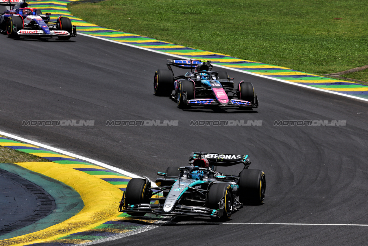 GP BRASILE, George Russell (GBR) Mercedes AMG F1 W15.

02.11.2024. Formula 1 World Championship, Rd 21, Brazilian Grand Prix, Sao Paulo, Brazil, Sprint e Qualifiche Day.

- www.xpbimages.com, EMail: requests@xpbimages.com © Copyright: Batchelor / XPB Images