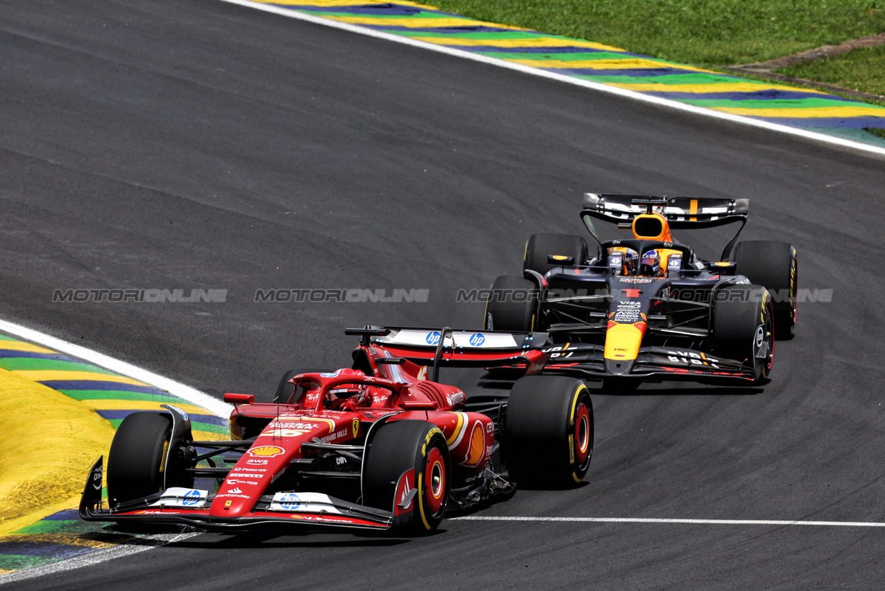 GP BRASILE, Charles Leclerc (MON) Ferrari SF-24.

02.11.2024. Formula 1 World Championship, Rd 21, Brazilian Grand Prix, Sao Paulo, Brazil, Sprint e Qualifiche Day.

- www.xpbimages.com, EMail: requests@xpbimages.com © Copyright: Batchelor / XPB Images