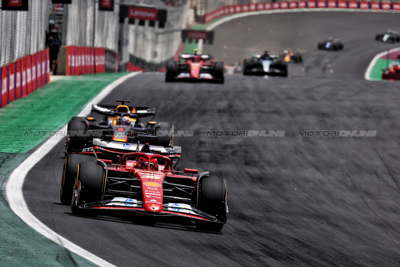 GP BRASILE, Charles Leclerc (MON) Ferrari SF-24.

02.11.2024. Formula 1 World Championship, Rd 21, Brazilian Grand Prix, Sao Paulo, Brazil, Sprint e Qualifiche Day.

- www.xpbimages.com, EMail: requests@xpbimages.com © Copyright: Charniaux / XPB Images