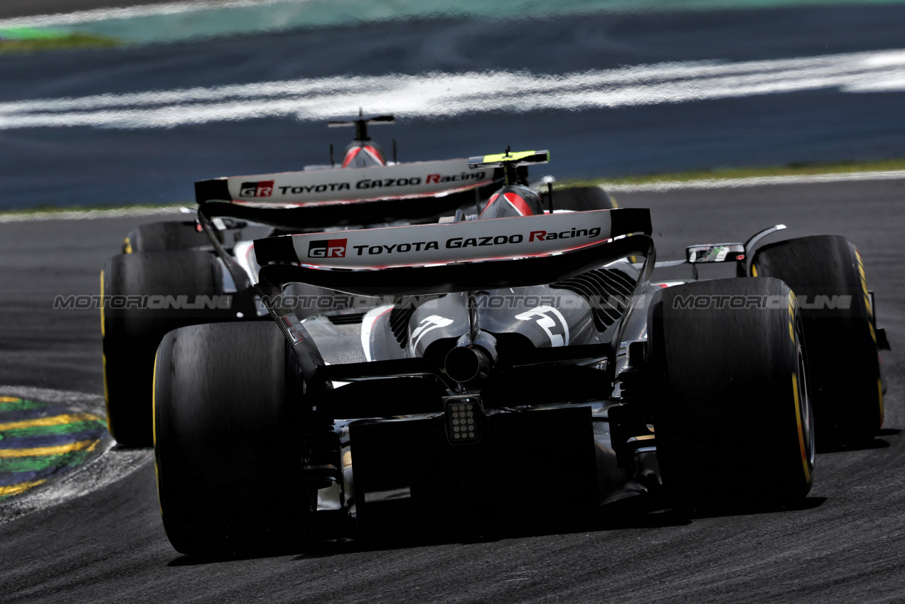 GP BRASILE, Nico Hulkenberg (GER) Haas VF-24.

02.11.2024. Formula 1 World Championship, Rd 21, Brazilian Grand Prix, Sao Paulo, Brazil, Sprint e Qualifiche Day.

- www.xpbimages.com, EMail: requests@xpbimages.com © Copyright: Charniaux / XPB Images