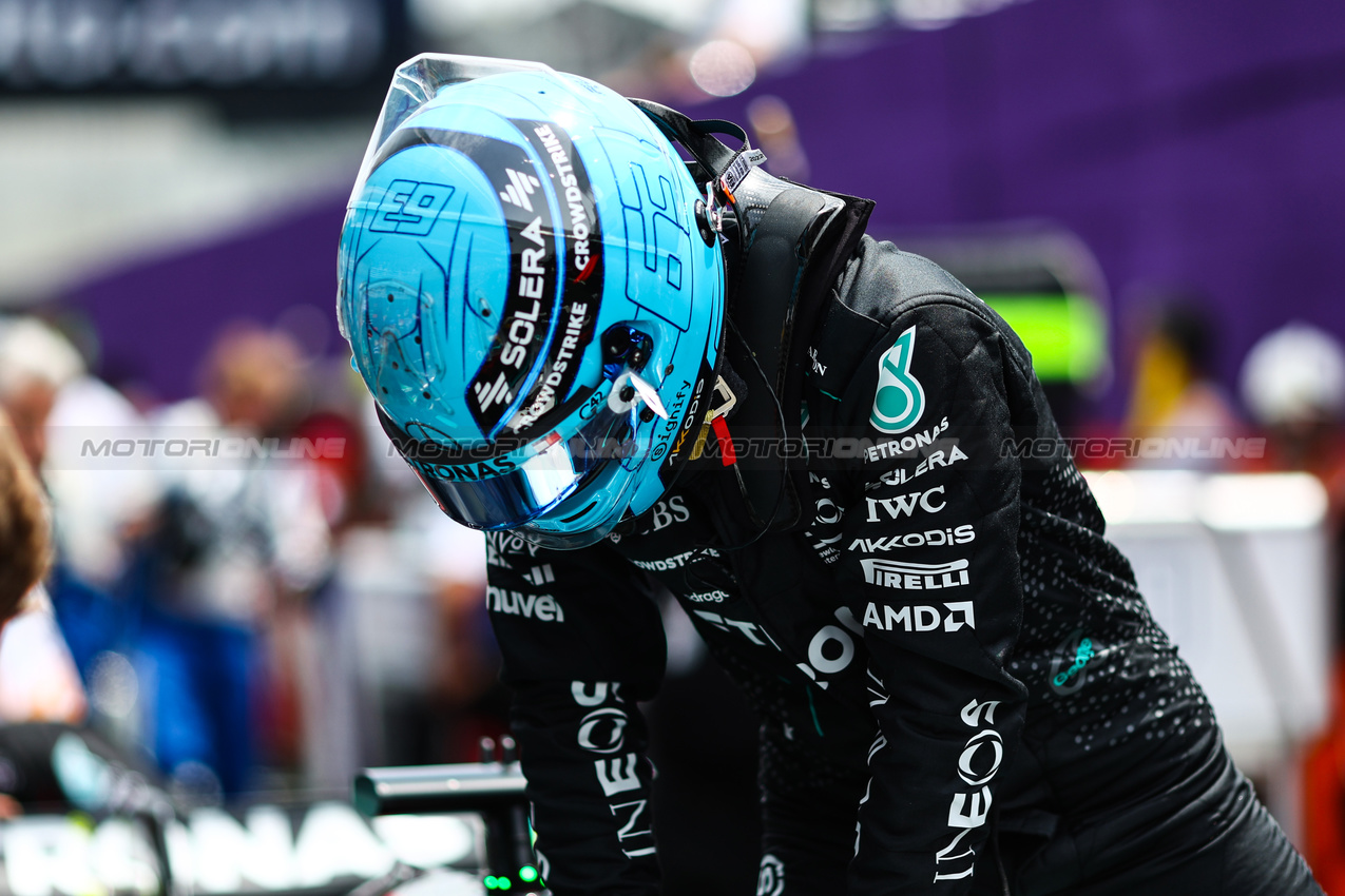 GP BRASILE, George Russell (GBR), Mercedes AMG F1 
02.11.2024. Formula 1 World Championship, Rd 21, Brazilian Grand Prix, Sao Paulo, Brazil, Sprint e Qualifiche Day.
- www.xpbimages.com, EMail: requests@xpbimages.com © Copyright: Charniaux / XPB Images