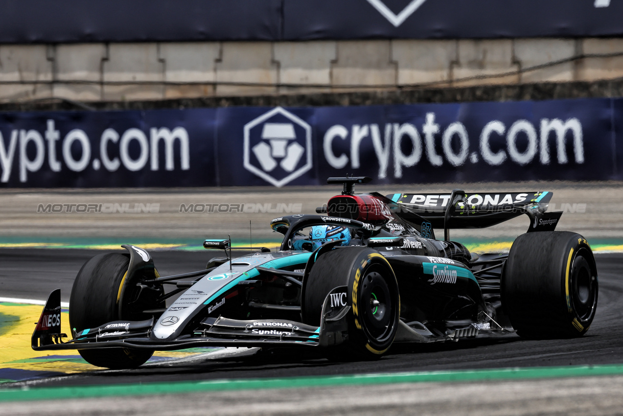 GP BRASILE, George Russell (GBR) Mercedes AMG F1 W15.

02.11.2024. Formula 1 World Championship, Rd 21, Brazilian Grand Prix, Sao Paulo, Brazil, Sprint e Qualifiche Day.

 - www.xpbimages.com, EMail: requests@xpbimages.com © Copyright: Staley / XPB Images