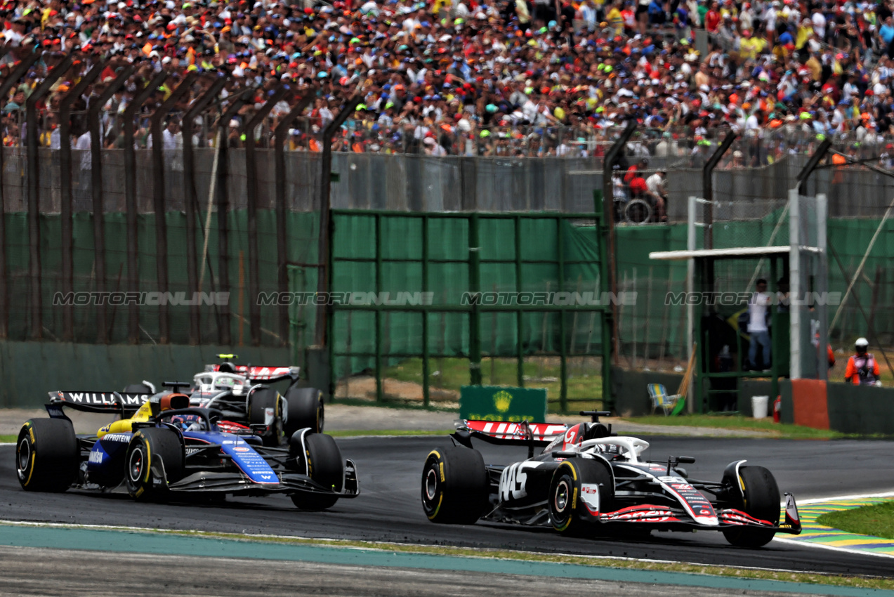 GP BRASILE, Oliver Bearman (GBR) Haas VF-24 Reserve Driver.

02.11.2024. Formula 1 World Championship, Rd 21, Brazilian Grand Prix, Sao Paulo, Brazil, Sprint e Qualifiche Day.

 - www.xpbimages.com, EMail: requests@xpbimages.com © Copyright: Coates / XPB Images