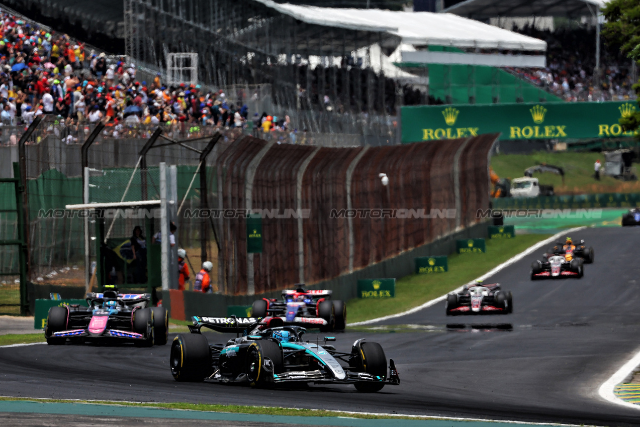 GP BRASILE, George Russell (GBR) Mercedes AMG F1 W15.

02.11.2024. Formula 1 World Championship, Rd 21, Brazilian Grand Prix, Sao Paulo, Brazil, Sprint e Qualifiche Day.

 - www.xpbimages.com, EMail: requests@xpbimages.com © Copyright: Coates / XPB Images