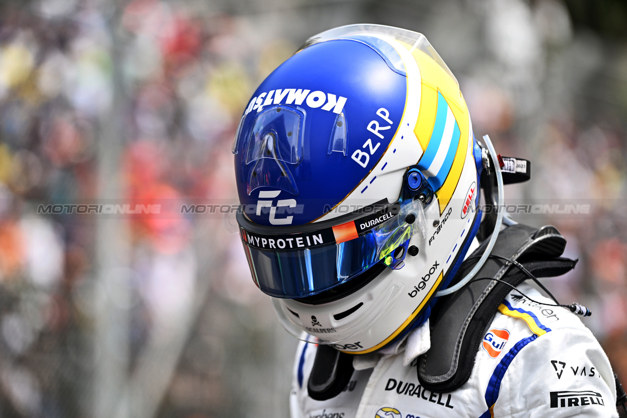 GP BRASILE, Franco Colapinto (ARG) Williams Racing on the grid.

02.11.2024. Formula 1 World Championship, Rd 21, Brazilian Grand Prix, Sao Paulo, Brazil, Sprint e Qualifiche Day.

- www.xpbimages.com, EMail: requests@xpbimages.com © Copyright: Price / XPB Images