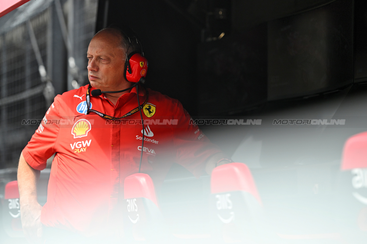 GP BRASILE, Frederic Vasseur (FRA) Ferrari Team Principal.

02.11.2024. Formula 1 World Championship, Rd 21, Brazilian Grand Prix, Sao Paulo, Brazil, Sprint e Qualifiche Day.

- www.xpbimages.com, EMail: requests@xpbimages.com © Copyright: Price / XPB Images