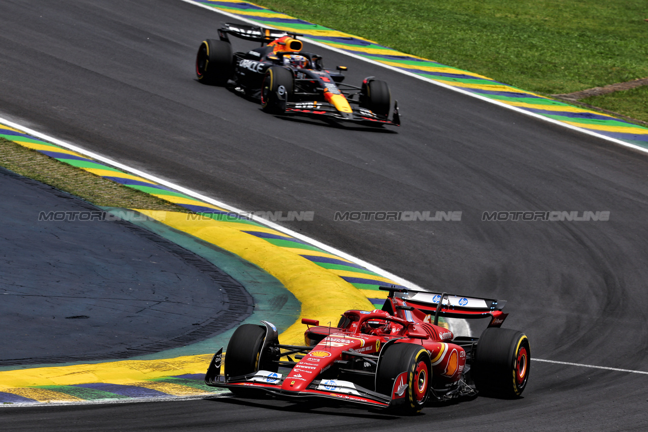 GP BRASILE, Charles Leclerc (MON) Ferrari SF-24.

02.11.2024. Formula 1 World Championship, Rd 21, Brazilian Grand Prix, Sao Paulo, Brazil, Sprint e Qualifiche Day.

- www.xpbimages.com, EMail: requests@xpbimages.com © Copyright: Batchelor / XPB Images