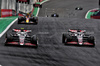 GP BRASILE, Nico Hulkenberg (GER) Haas VF-24 e Oliver Bearman (GBR) Haas VF-24 Reserve Driver battle for position.

02.11.2024. Formula 1 World Championship, Rd 21, Brazilian Grand Prix, Sao Paulo, Brazil, Sprint e Qualifiche Day.

- www.xpbimages.com, EMail: requests@xpbimages.com © Copyright: Charniaux / XPB Images