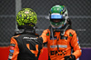 GP BRASILE, (L to R): Sprint winner Lando Norris (GBR) McLaren in parc ferme with team mate Oscar Piastri (AUS) McLaren.

02.11.2024. Formula 1 World Championship, Rd 21, Brazilian Grand Prix, Sao Paulo, Brazil, Sprint e Qualifiche Day.

- www.xpbimages.com, EMail: requests@xpbimages.com © Copyright: Price / XPB Images