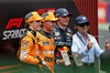 GP BRASILE, Sprint top three in parc ferme (L to R): Oscar Piastri (AUS) McLaren, second; Lando Norris (GBR) McLaren, winner; Max Verstappen (NLD) Red Bull Racing, third; Emerson Fittipaldi (BRA).

02.11.2024. Formula 1 World Championship, Rd 21, Brazilian Grand Prix, Sao Paulo, Brazil, Sprint e Qualifiche Day.

- www.xpbimages.com, EMail: requests@xpbimages.com © Copyright: Price / XPB Images