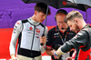 GP BRASILE, Oliver Bearman (GBR) Haas F1 Team Reserve Driver with Mark Slade (GBR) Haas F1 Team Gara Engineer on the grid.

02.11.2024. Formula 1 World Championship, Rd 21, Brazilian Grand Prix, Sao Paulo, Brazil, Sprint e Qualifiche Day.

- www.xpbimages.com, EMail: requests@xpbimages.com © Copyright: Batchelor / XPB Images