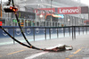 GP BRASILE, Alpine F1 Team - heavy rain falls in the pits before qualifying.

02.11.2024. Formula 1 World Championship, Rd 21, Brazilian Grand Prix, Sao Paulo, Brazil, Sprint e Qualifiche Day.

- www.xpbimages.com, EMail: requests@xpbimages.com © Copyright: Charniaux / XPB Images