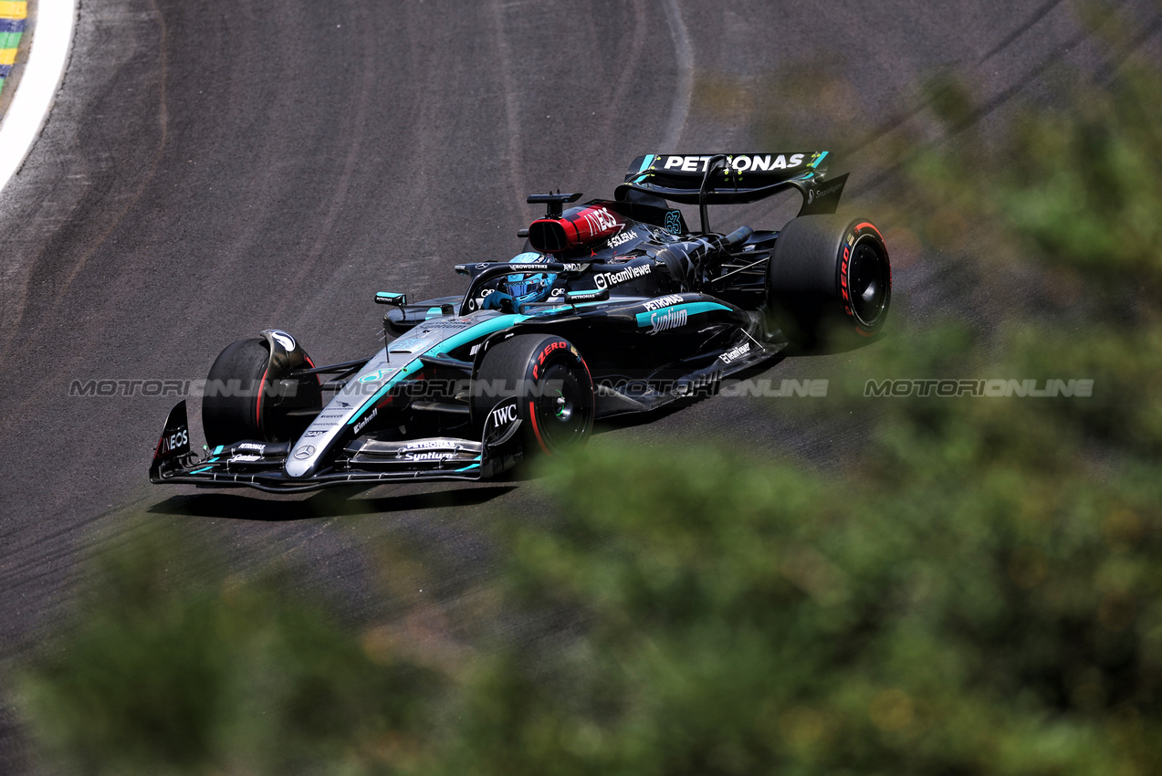 GP BRASILE, George Russell (GBR) Mercedes AMG F1 W15.

01.11.2024. Formula 1 World Championship, Rd 21, Brazilian Grand Prix, Sao Paulo, Brazil, Sprint Qualifiche Day.

 - www.xpbimages.com, EMail: requests@xpbimages.com © Copyright: Staley / XPB Images