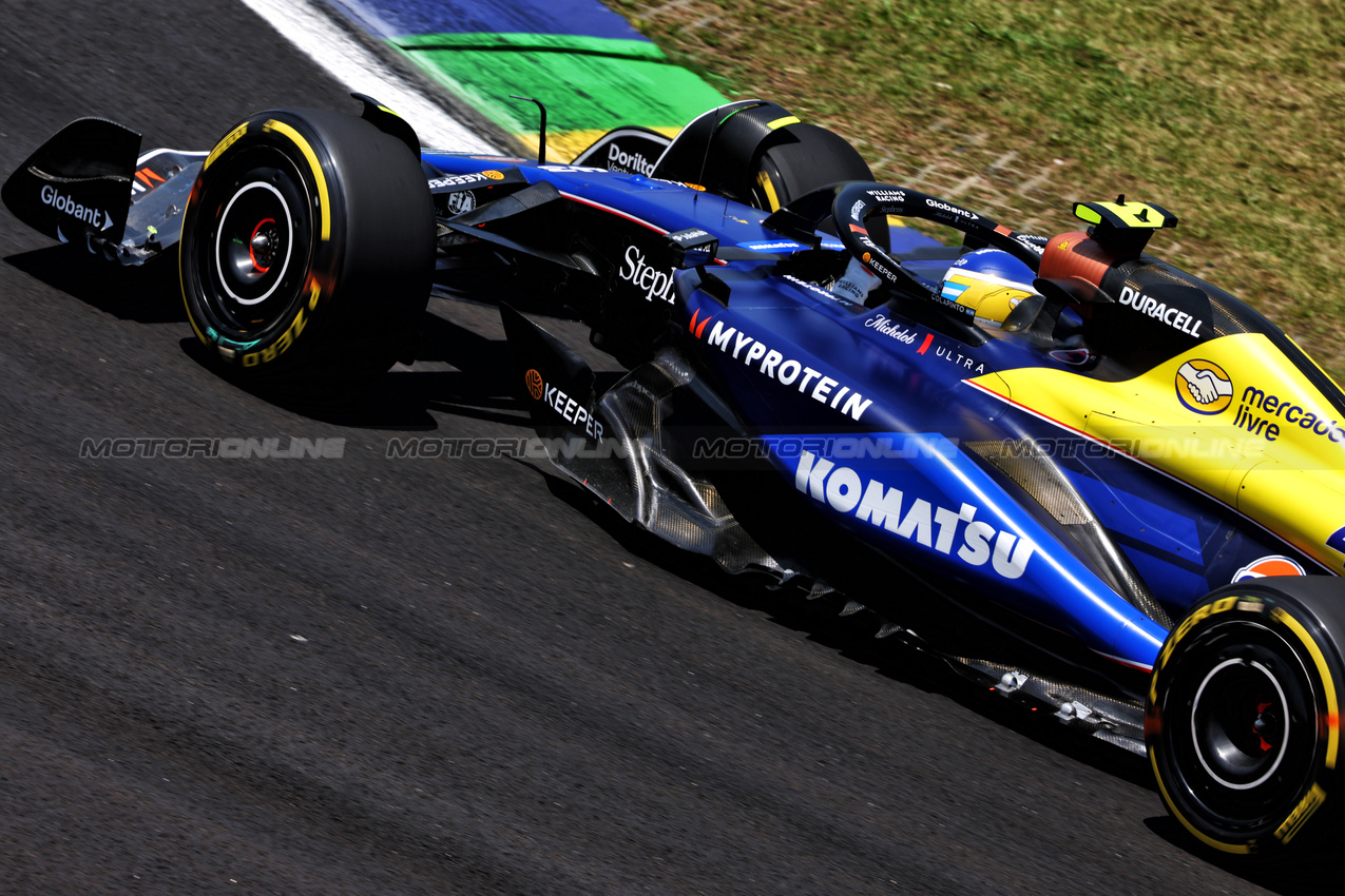 GP BRASILE, Franco Colapinto (ARG) Williams Racing FW46.

01.11.2024. Formula 1 World Championship, Rd 21, Brazilian Grand Prix, Sao Paulo, Brazil, Sprint Qualifiche Day.

- www.xpbimages.com, EMail: requests@xpbimages.com © Copyright: Charniaux / XPB Images