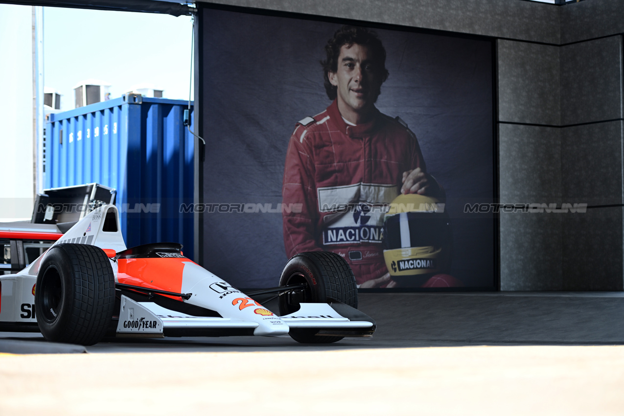 GP BRASILE, The 1990 #27 McLaren MP4/5 of Ayrton Senna.

01.11.2024. Formula 1 World Championship, Rd 21, Brazilian Grand Prix, Sao Paulo, Brazil, Sprint Qualifiche Day.

- www.xpbimages.com, EMail: requests@xpbimages.com © Copyright: Price / XPB Images