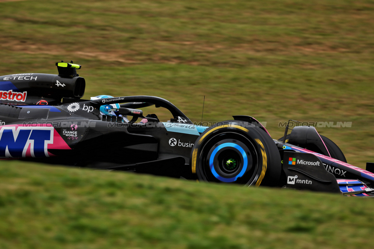 GP BRASILE, Pierre Gasly (FRA) Alpine F1 Team A524.

01.11.2024. Formula 1 World Championship, Rd 21, Brazilian Grand Prix, Sao Paulo, Brazil, Sprint Qualifiche Day.

 - www.xpbimages.com, EMail: requests@xpbimages.com © Copyright: Coates / XPB Images