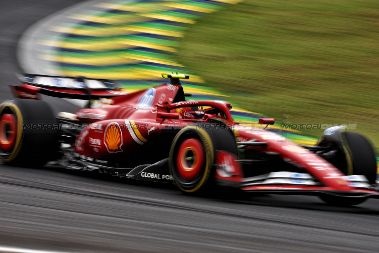 GP BRASILE, Carlos Sainz Jr (ESP) Ferrari SF-24.

01.11.2024. Formula 1 World Championship, Rd 21, Brazilian Grand Prix, Sao Paulo, Brazil, Sprint Qualifiche Day.

 - www.xpbimages.com, EMail: requests@xpbimages.com © Copyright: Coates / XPB Images