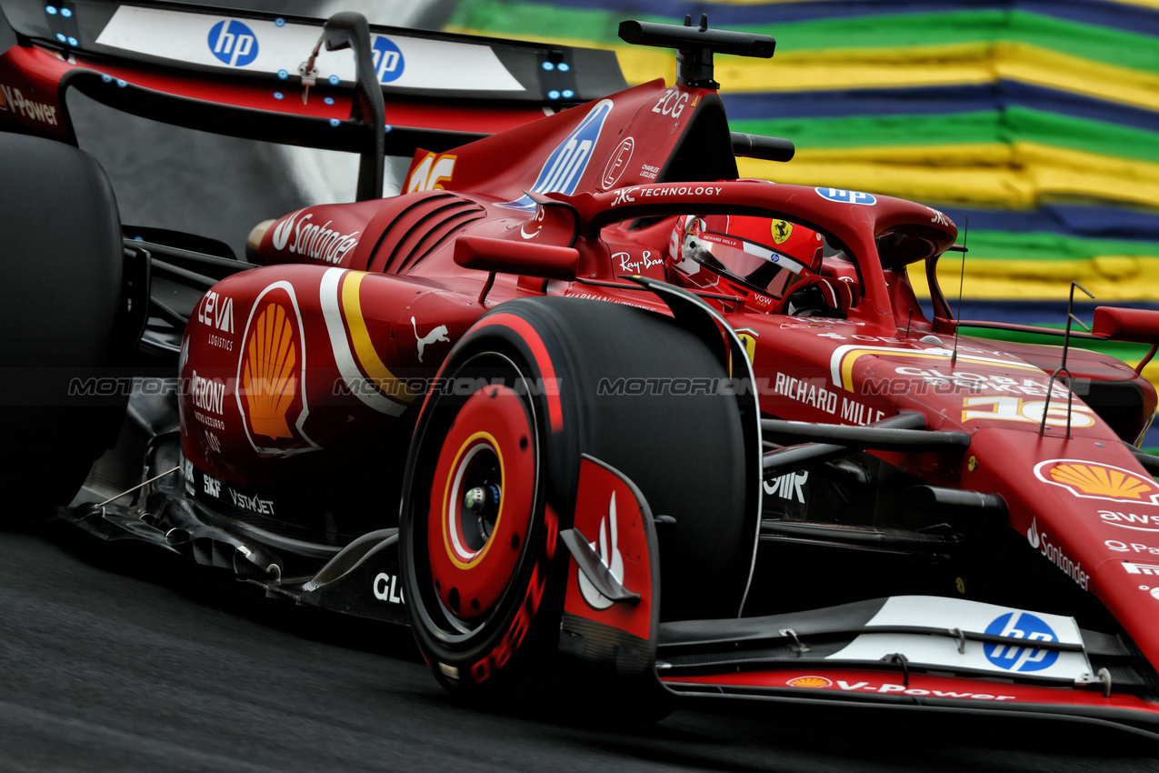 GP BRASILE, Charles Leclerc (MON) Ferrari SF-24.

01.11.2024. Formula 1 World Championship, Rd 21, Brazilian Grand Prix, Sao Paulo, Brazil, Sprint Qualifiche Day.

 - www.xpbimages.com, EMail: requests@xpbimages.com © Copyright: Coates / XPB Images