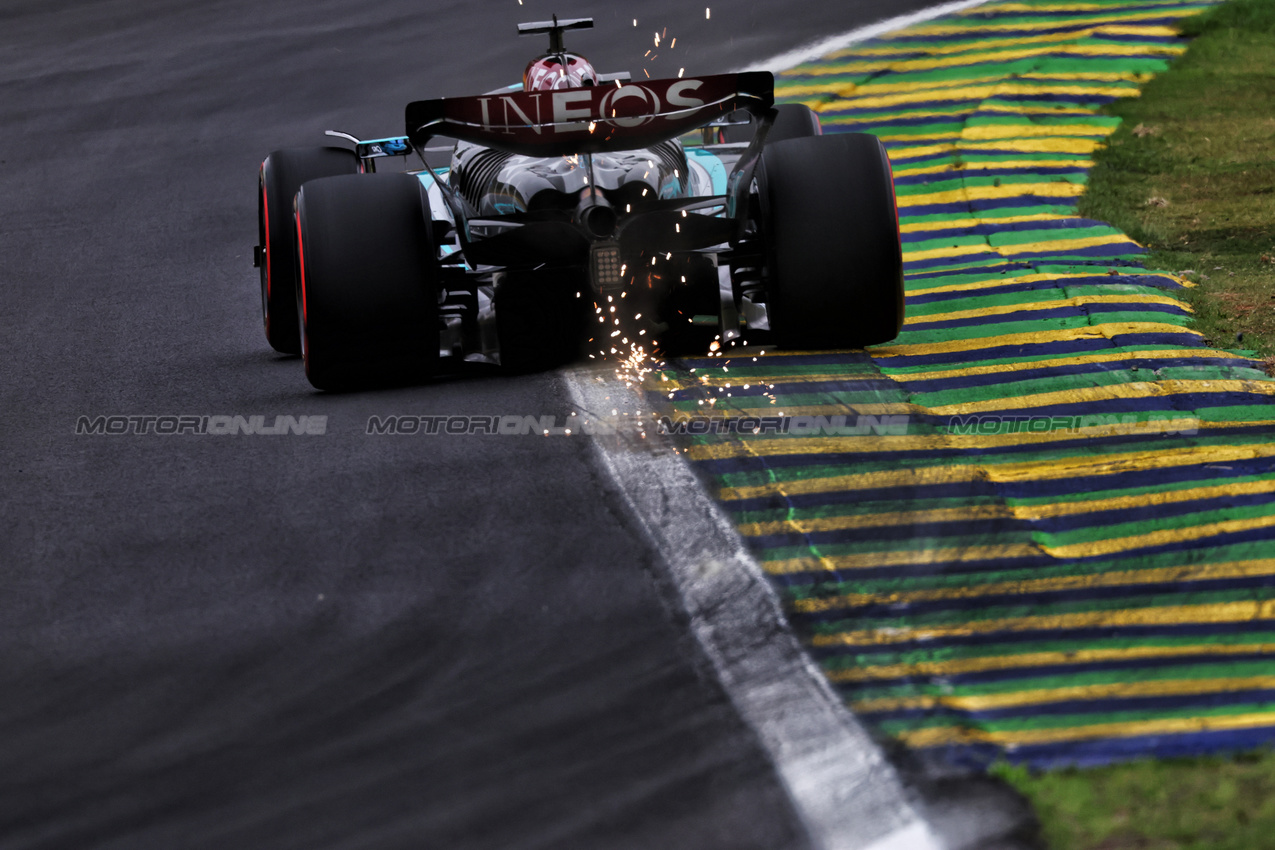 GP BRASILE, George Russell (GBR) Mercedes AMG F1 W15.

01.11.2024. Formula 1 World Championship, Rd 21, Brazilian Grand Prix, Sao Paulo, Brazil, Sprint Qualifiche Day.

 - www.xpbimages.com, EMail: requests@xpbimages.com © Copyright: Coates / XPB Images