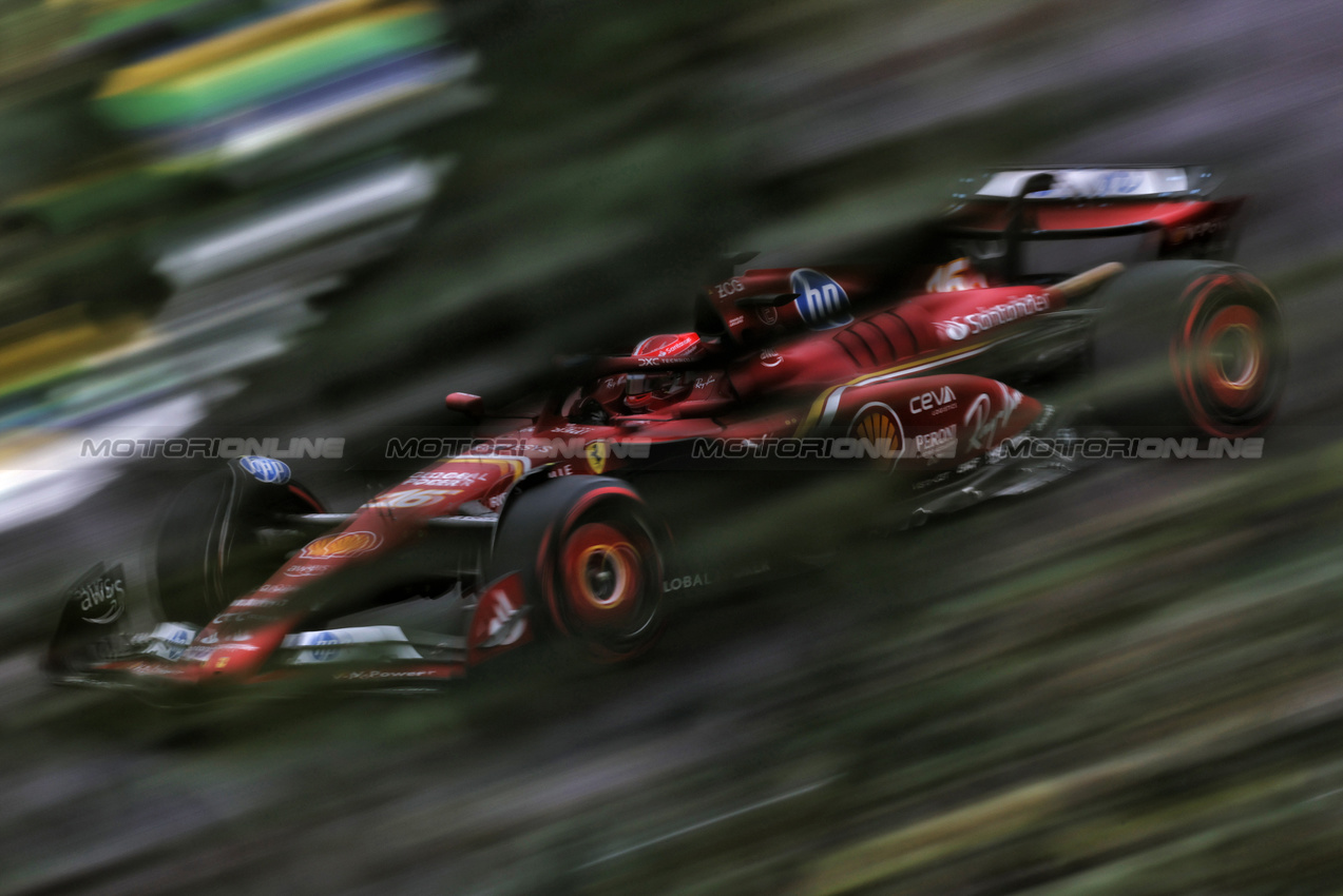 GP BRASILE, Charles Leclerc (MON) Ferrari SF-24.

01.11.2024. Formula 1 World Championship, Rd 21, Brazilian Grand Prix, Sao Paulo, Brazil, Sprint Qualifiche Day.

 - www.xpbimages.com, EMail: requests@xpbimages.com © Copyright: Staley / XPB Images