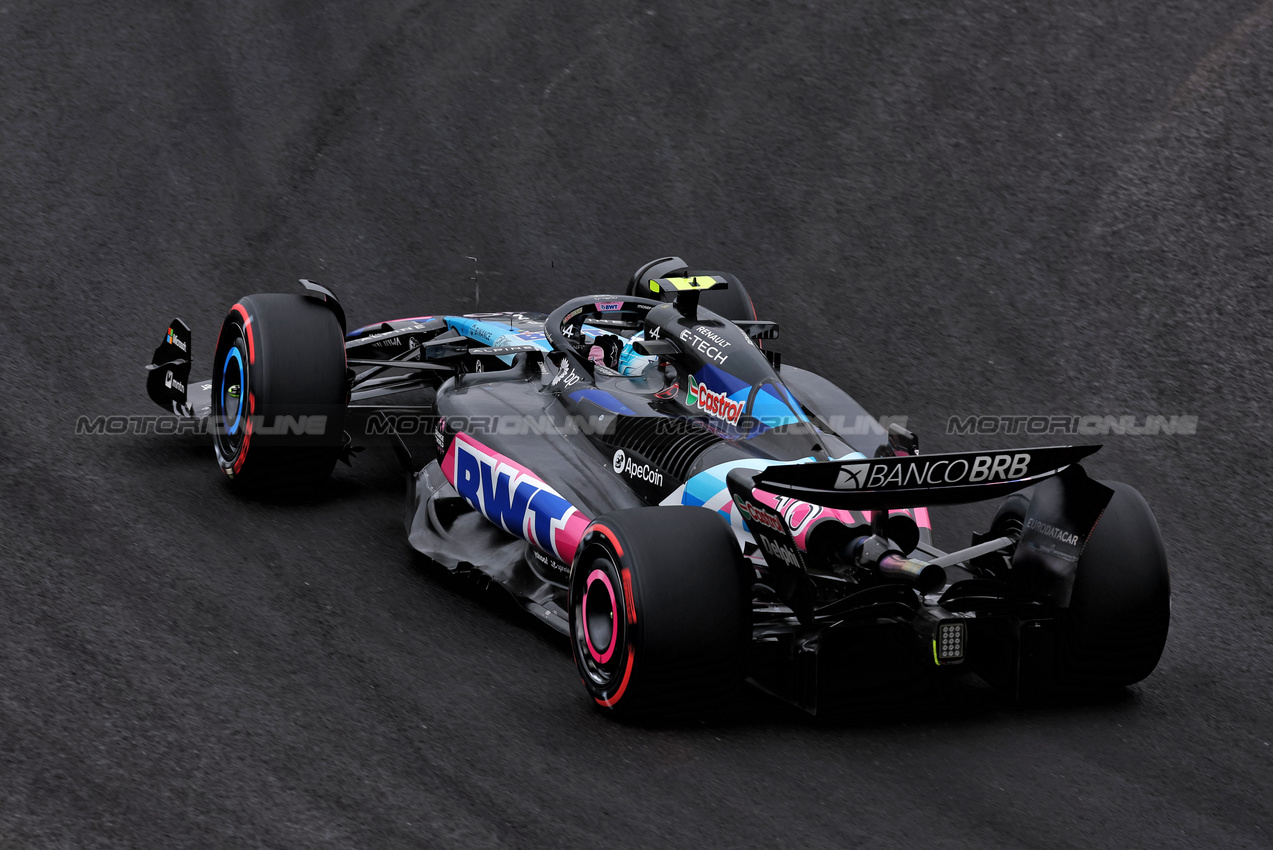 GP BRASILE, Pierre Gasly (FRA) Alpine F1 Team A524.

01.11.2024. Formula 1 World Championship, Rd 21, Brazilian Grand Prix, Sao Paulo, Brazil, Sprint Qualifiche Day.

 - www.xpbimages.com, EMail: requests@xpbimages.com © Copyright: Staley / XPB Images