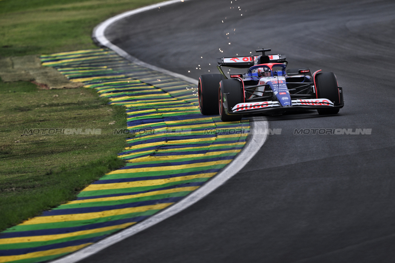 GP BRASILE, Liam Lawson (NZL) RB VCARB 01.

01.11.2024. Formula 1 World Championship, Rd 21, Brazilian Grand Prix, Sao Paulo, Brazil, Sprint Qualifiche Day.

- www.xpbimages.com, EMail: requests@xpbimages.com © Copyright: Price / XPB Images