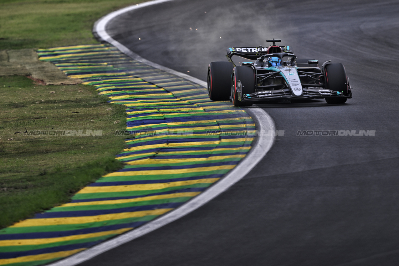 GP BRASILE, George Russell (GBR) Mercedes AMG F1 W15.

01.11.2024. Formula 1 World Championship, Rd 21, Brazilian Grand Prix, Sao Paulo, Brazil, Sprint Qualifiche Day.

- www.xpbimages.com, EMail: requests@xpbimages.com © Copyright: Price / XPB Images