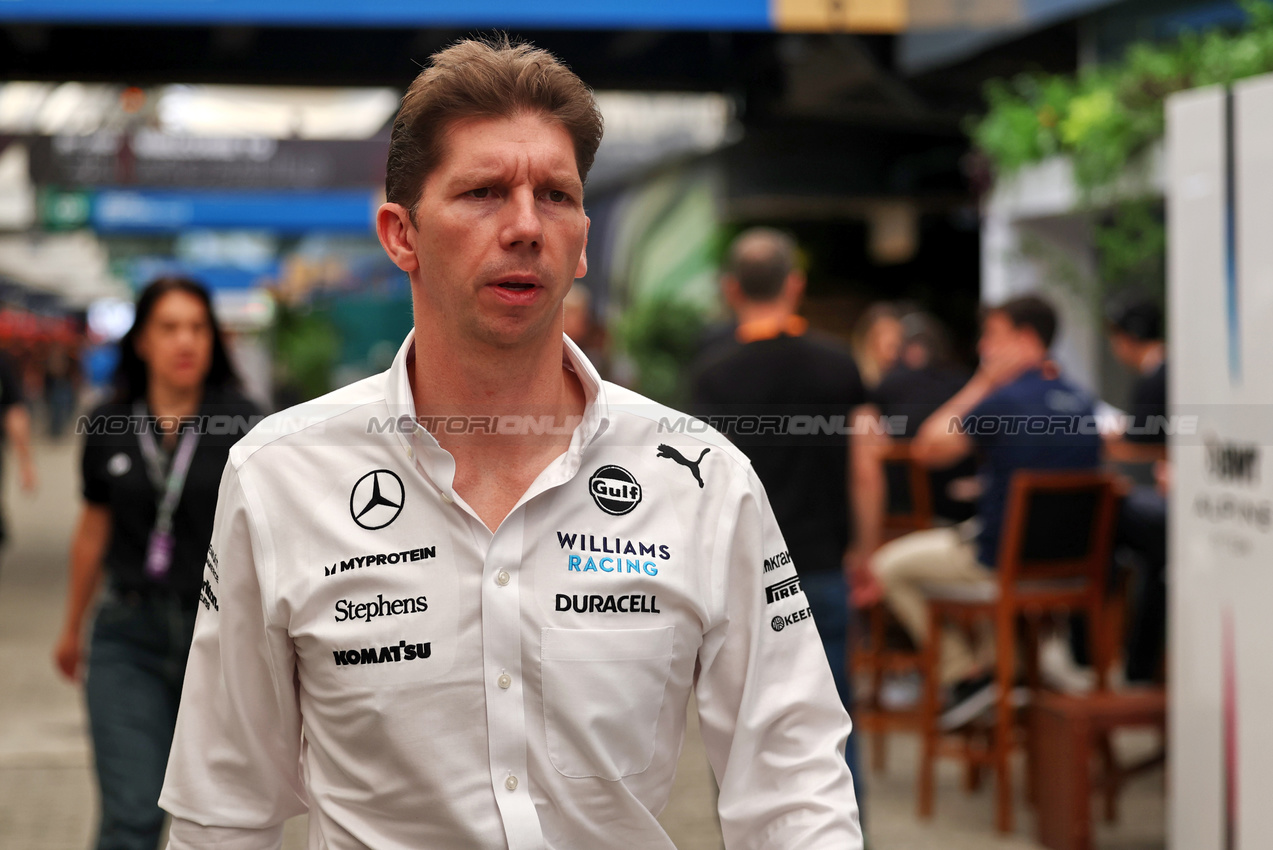 GP BRASILE, James Vowles (GBR) Williams Racing Team Principal.

01.11.2024. Formula 1 World Championship, Rd 21, Brazilian Grand Prix, Sao Paulo, Brazil, Sprint Qualifiche Day.

 - www.xpbimages.com, EMail: requests@xpbimages.com © Copyright: Staley / XPB Images