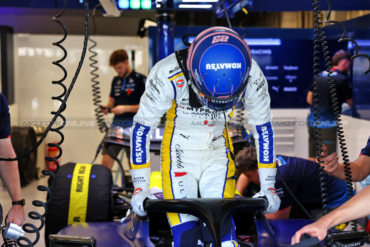 GP BRASILE, Alexander Albon (THA) Williams Racing FW46.

01.11.2024. Formula 1 World Championship, Rd 21, Brazilian Grand Prix, Sao Paulo, Brazil, Sprint Qualifiche Day.

- www.xpbimages.com, EMail: requests@xpbimages.com © Copyright: Batchelor / XPB Images